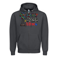 Smoke small town autism Zipper Hoodie - CowhideDigitalArt