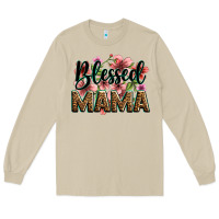 Mushroom flowers blessed mama Long Sleeve Tee - Zillion Design Studio