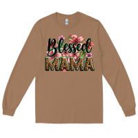 Toasted Coconut flowers blessed mama Long Sleeve Tee - Zillion Design Studio