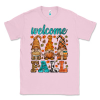 Bubblegum Pink welcome fall gnome Classic Tee - HRA Design Shop