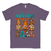Lavender welcome fall gnome Classic Tee - HRA Design Shop