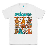 White welcome fall gnome Classic Tee - HRA Design Shop