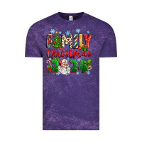 Cloud Purple family christmas 2024 Vintage Tee - Zillion Design Studio