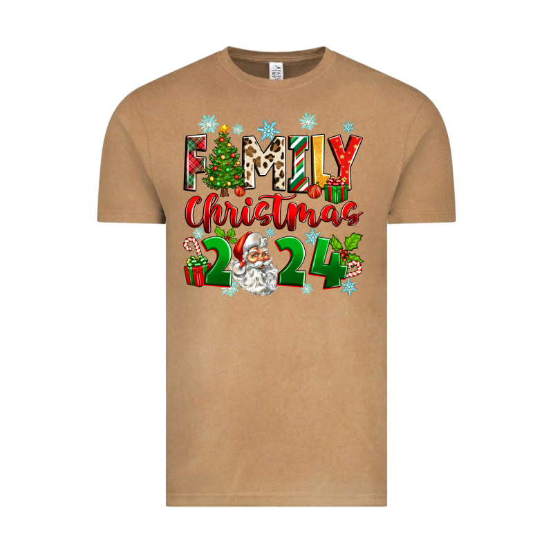 Family Christmas 2024 Vintage Tee by Zillion Design Studio | Teevron