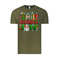 Vintage Olive family christmas 2024 Vintage Tee - Zillion Design Studio