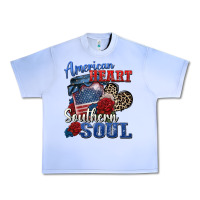 Grape Ice american heart southern soul Urban Heavy Tee - Zillion Design Studio