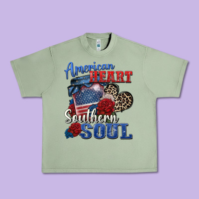 Urban Heavy Tee american heart southern soul