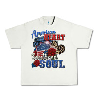 Pistachio american heart southern soul Urban Heavy Tee - Zillion Design Studio