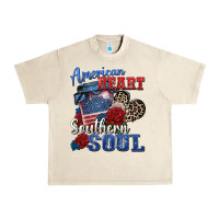 Sandshell american heart southern soul Urban Heavy Tee - Zillion Design Studio