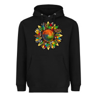 Black autism awareness cowhide leopard sunflower Heavyweight Hoodie - Artiststas