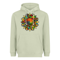 Matcha autism awareness cowhide leopard sunflower Heavyweight Hoodie - Artiststas