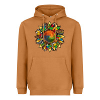 Meerkat autism awareness cowhide leopard sunflower Heavyweight Hoodie - Artiststas