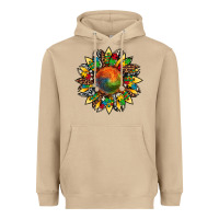 Mushroom autism awareness cowhide leopard sunflower Heavyweight Hoodie - Artiststas
