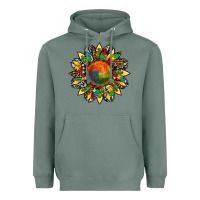 Sage autism awareness cowhide leopard sunflower Heavyweight Hoodie - Artiststas