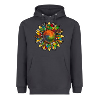 Smoke autism awareness cowhide leopard sunflower Heavyweight Hoodie - Artiststas