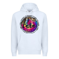 White para life Premium Hoodie - MaliasSmallBusiness