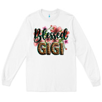 White flowers blessed gigi Long Sleeve Tee - Zillion Design Studio