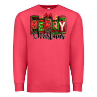 Cardinal merry christmas license plate letters Premium Sweatshirt - Jasminsmagicworld