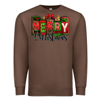 Chestnut merry christmas license plate letters Premium Sweatshirt - Jasminsmagicworld