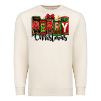 Sandshell merry christmas license plate letters Premium Sweatshirt - Jasminsmagicworld