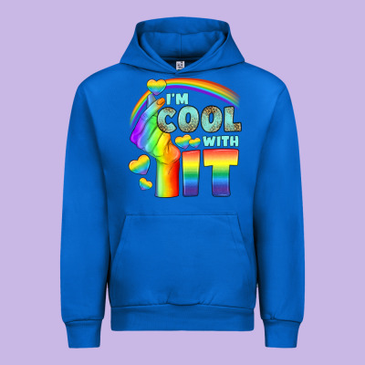 Lgbtq İ'm Cool With İt Urban Hoodie Designed By Bundleandbundleshop