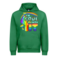 Emerald Lgbtq İ'm Cool With İt Urban Hoodie - BundleAndBundleShop