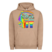 Pigment Burro Lgbtq İ'm Cool With İt Urban Hoodie - BundleAndBundleShop