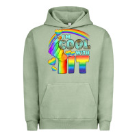 Pigment Oil Green Lgbtq İ'm Cool With İt Urban Hoodie - BundleAndBundleShop