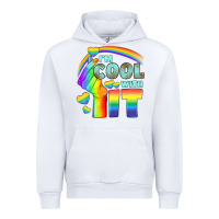 White Lgbtq İ'm Cool With İt Urban Hoodie - BundleAndBundleShop