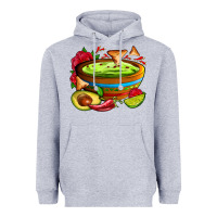 Heather Grey guacamole Heavyweight Hoodie - AdoDesignShop