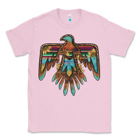 Bubblegum Pink thunderbird with sunflowers Classic Tee - BarkalooDesign