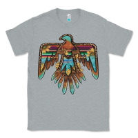 Heather Grey thunderbird with sunflowers Classic Tee - BarkalooDesign
