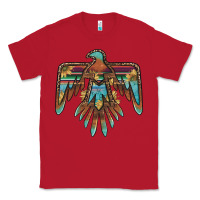 Red thunderbird with sunflowers Classic Tee - BarkalooDesign