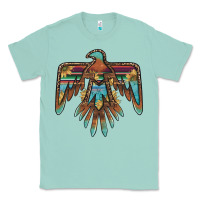 Seafoam thunderbird with sunflowers Classic Tee - BarkalooDesign