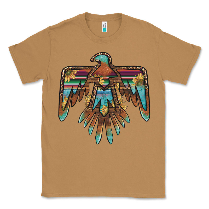 Thunderbird With Sunflowers Classic Tee by BarkalooDesign | Teevron