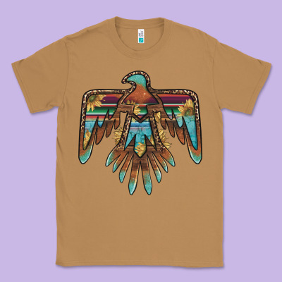 Thunderbird With Sunflowers Classic Tee Designed By Barkaloodesign