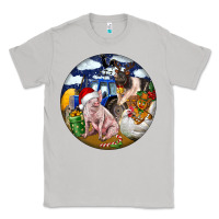 Moon Dust Farm And Pig Classic Tee - FaDigitalArtStudio