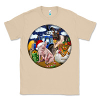 Mushroom Farm And Pig Classic Tee - FaDigitalArtStudio