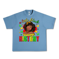 Pebble Blue a little black history with girl juneteenth Urban Heavy Tee - texasbilliewilder