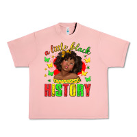 Salmon a little black history with girl juneteenth Urban Heavy Tee - texasbilliewilder