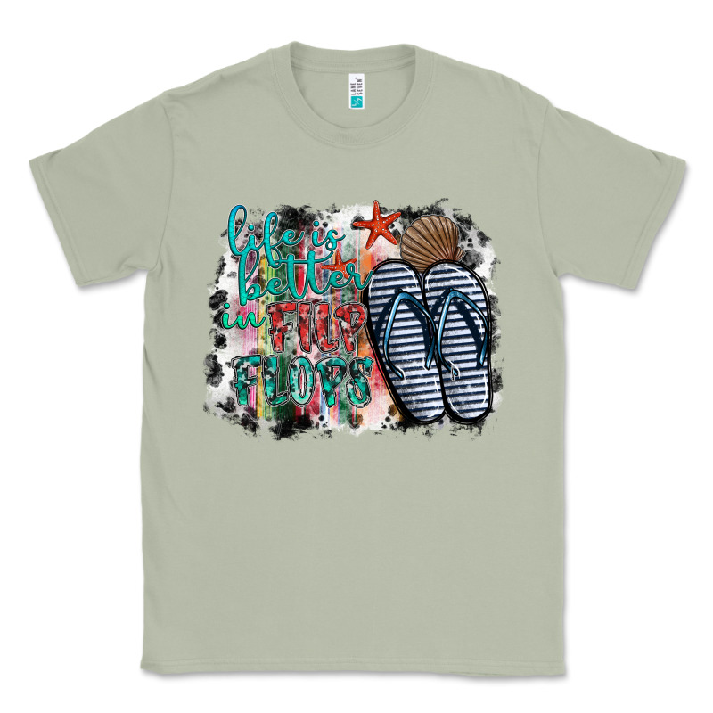 Life Is Better In Fılp Flops Classic Tee by SublimationCraftShop | Teevron