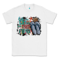 White life is better in fılp flops Classic Tee - SublimationCraftShop