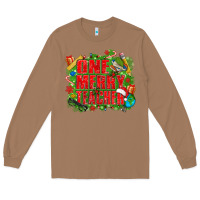 Toasted Coconut one merry teacher Long Sleeve Tee - texasbilliewilder