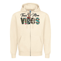 Sandshell tired mom vibes Zipper Hoodie - CowhideDigitalArt