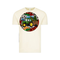 Vintage Arctic Christmas Farm Tractor Vintage Tee - RanaPortraitStore
