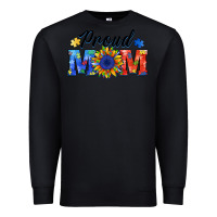 Black proud mom autism Premium Sweatshirt - BarkalooDesign