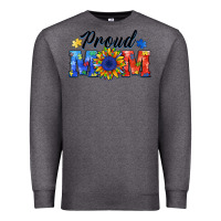 Charcoal Heather proud mom autism Premium Sweatshirt - BarkalooDesign
