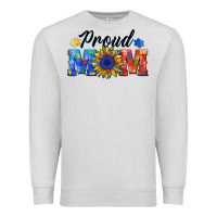 Dove Grey proud mom autism Premium Sweatshirt - BarkalooDesign