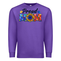 Purple proud mom autism Premium Sweatshirt - BarkalooDesign