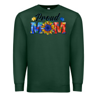 Sports Green proud mom autism Premium Sweatshirt - BarkalooDesign